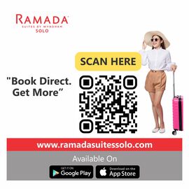 DIRECT BOOKING RAMADA SUITES SOLO MENDAPATKAN CASHBACK HINNGA 500RB RUPIAH